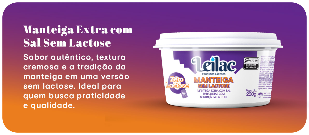 Manteiga de 500g Com Sal e Sem Sal
