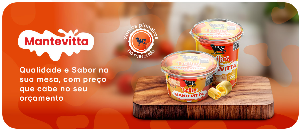 Manteiga de 500g Com Sal e Sem Sal